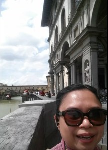 Arno River outside Uffizi Gallery